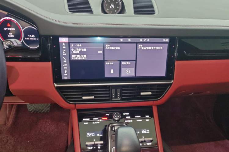 Used Porsche Cayenne 2019 Cayenne 3.0T Audio And AC Panel