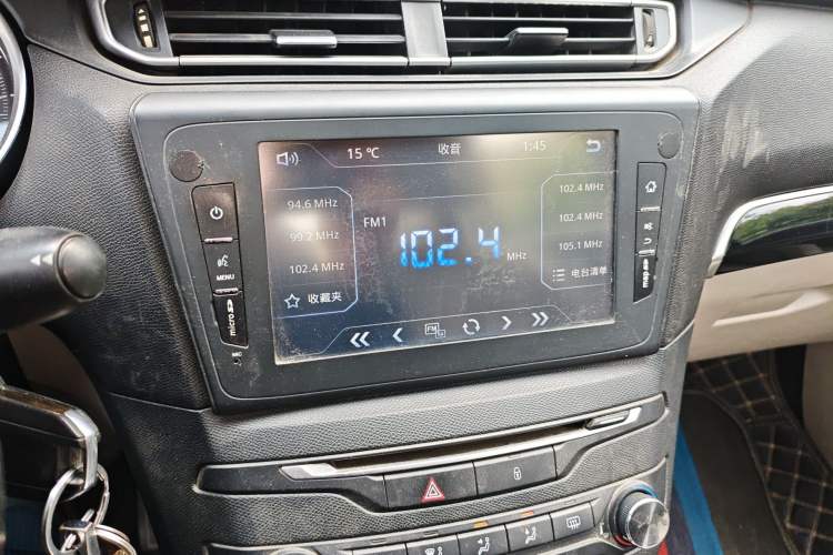 Used Peugeot 408 2014 1.8L Manual Leading Edition Audio And AC Panel