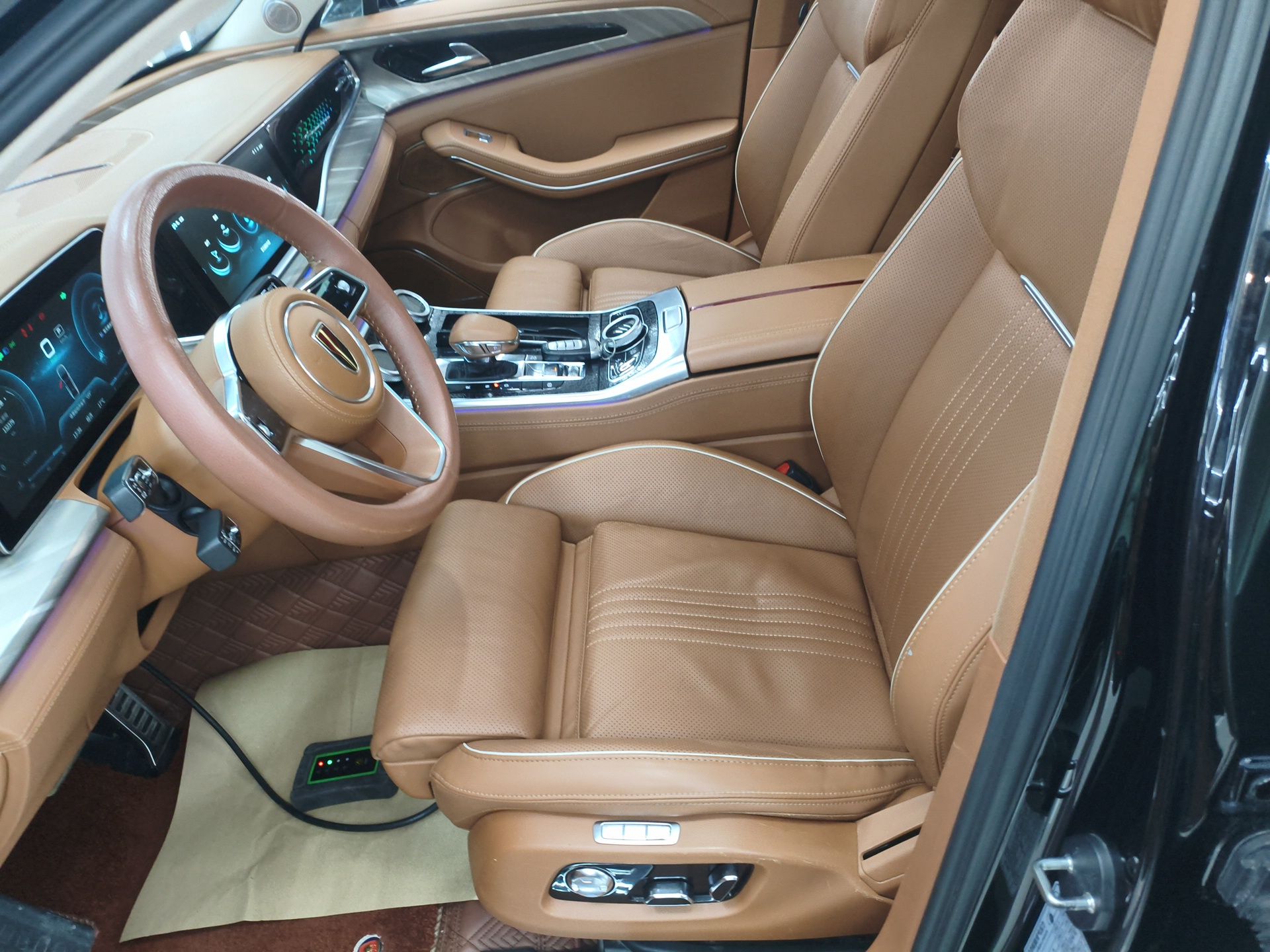 Переднее сиденье в автомобиле