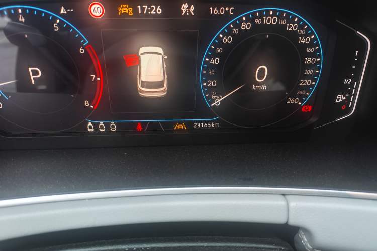 Used Volkswagen Tayron 2023 Revised Version 380TSI All-Wheel Drive R-Line High-Energy Edition Odometer Close Up