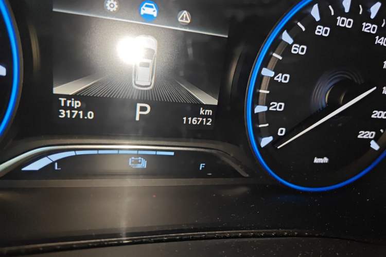 Used AION Trumpchi GE3 2017 310 Smart Edition Odometer Close Up