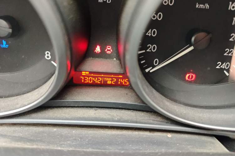 Used Mazda 3 2011 Sedan 1.6L Automatic Comfort Model Odometer Close Up