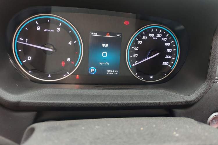 Used JMC DaDao 2023 All-Purpose Model 2.3T Diesel Automatic Two-Wheel Drive Standard Wheelbase Comfort Edition Odometer Close Up