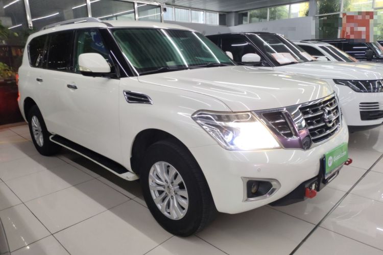 Used Nissan Patrol 2018 Y62 4.0 XE Middle East Front Right 45 Deg