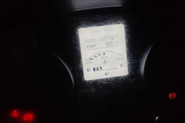 Used Jinbei Hiace X30 2021 1.5L Wealthy Single-Steaming Air-Conditioned Van China VI Standard SWC15M Odometer Close Up