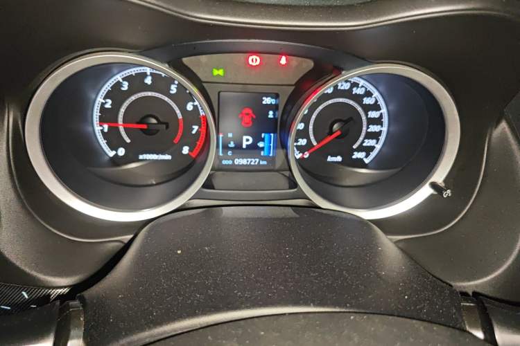 Used Mitsubishi Lancer EX 2010 Sport Version 2.0L CVT Flagship Edition Odometer Close Up