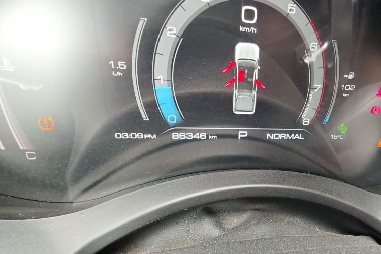 Used Great Wall Poer 2020 2.0T Off-Road Version Automatic Gasoline Four-Wheel Drive High-End Edition GW4C20B Odometer Close Up