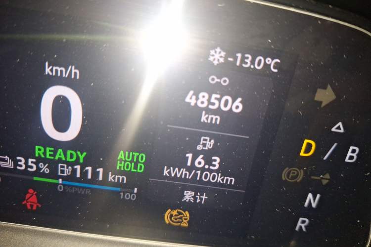 Used Volkswagen ID.4 CROZZ 2022 Pure Edition Limited Edition Odometer Close Up