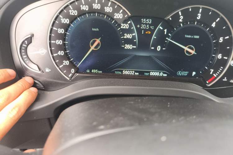 Used BMW X3 2019 xDrive25i M Sport Package Odometer Close Up