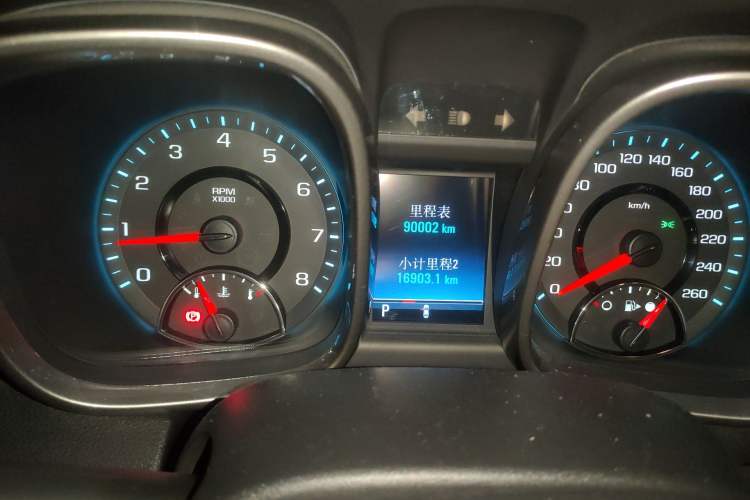 Used Chevrolet Malibu 2012 2.4L Automatic Flagship Edition Odometer Close Up