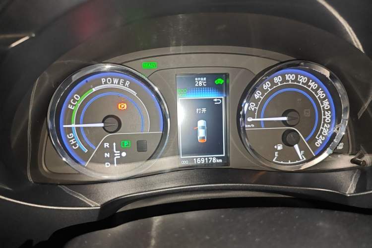 Used Toyota Levin 2016 Dual-Engine 1.8H GS E-CVT Elite Model with Sunroof Instrument Cluster