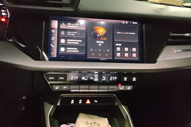 Used Audi A3 2022 A3L Limousine 35 TFSI Fashion Sport Model Audio And AC Panel