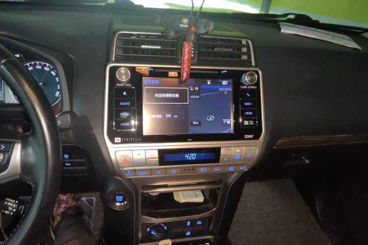 Used Toyota Prado 2018 3.5L Automatic TX-L NAVI with Rear-Mounted Spare Tire Audio And AC Panel