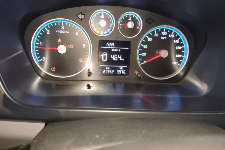 Used Foton Toano 2021 2.0T Manual Tongtu Long Wheelbase Mid-Height 5/6/7-Seater 4F20TC3 Odometer Close Up