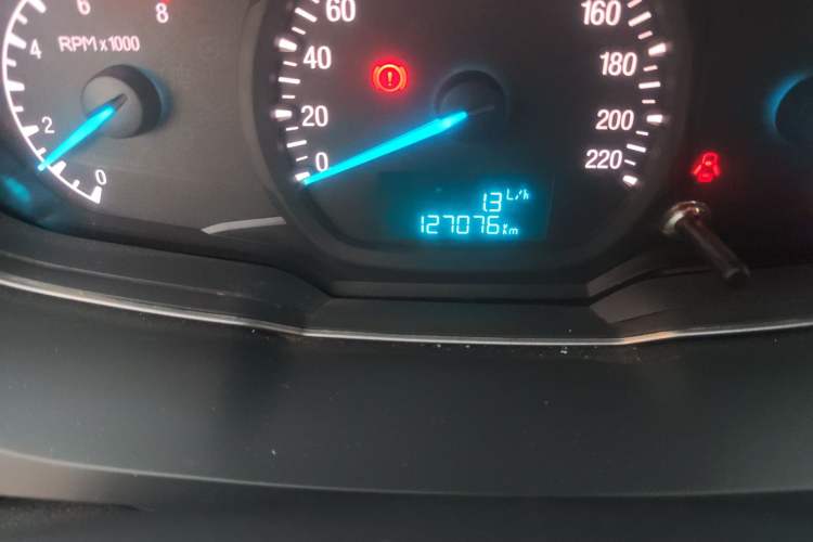 Used Ford Escort 2015 1.5L Manual Comfort Model Odometer Close Up