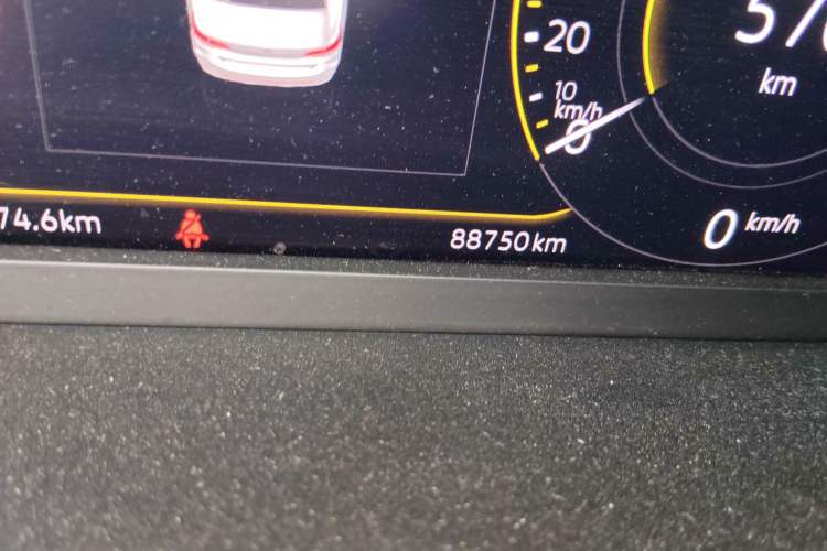 Used Volkswagen Lavida 2023 1.5L Automatic 5 Million Edition Odometer Close Up