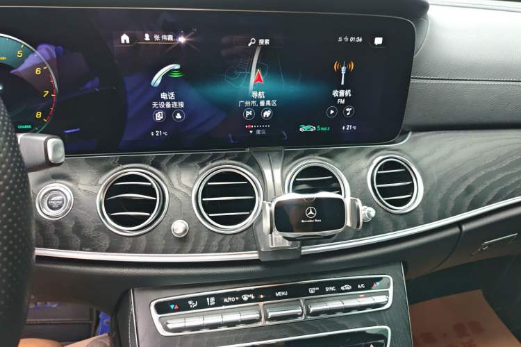 Used Mercedes-Benz E-Class 2021 E 260 Stylish Sports Edition Audio And AC Panel