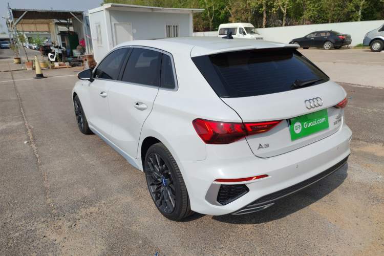 Used Audi A3 2023 Updated Sportback 35 TFSI Stylish Sports Type Rear Left 45 Deg