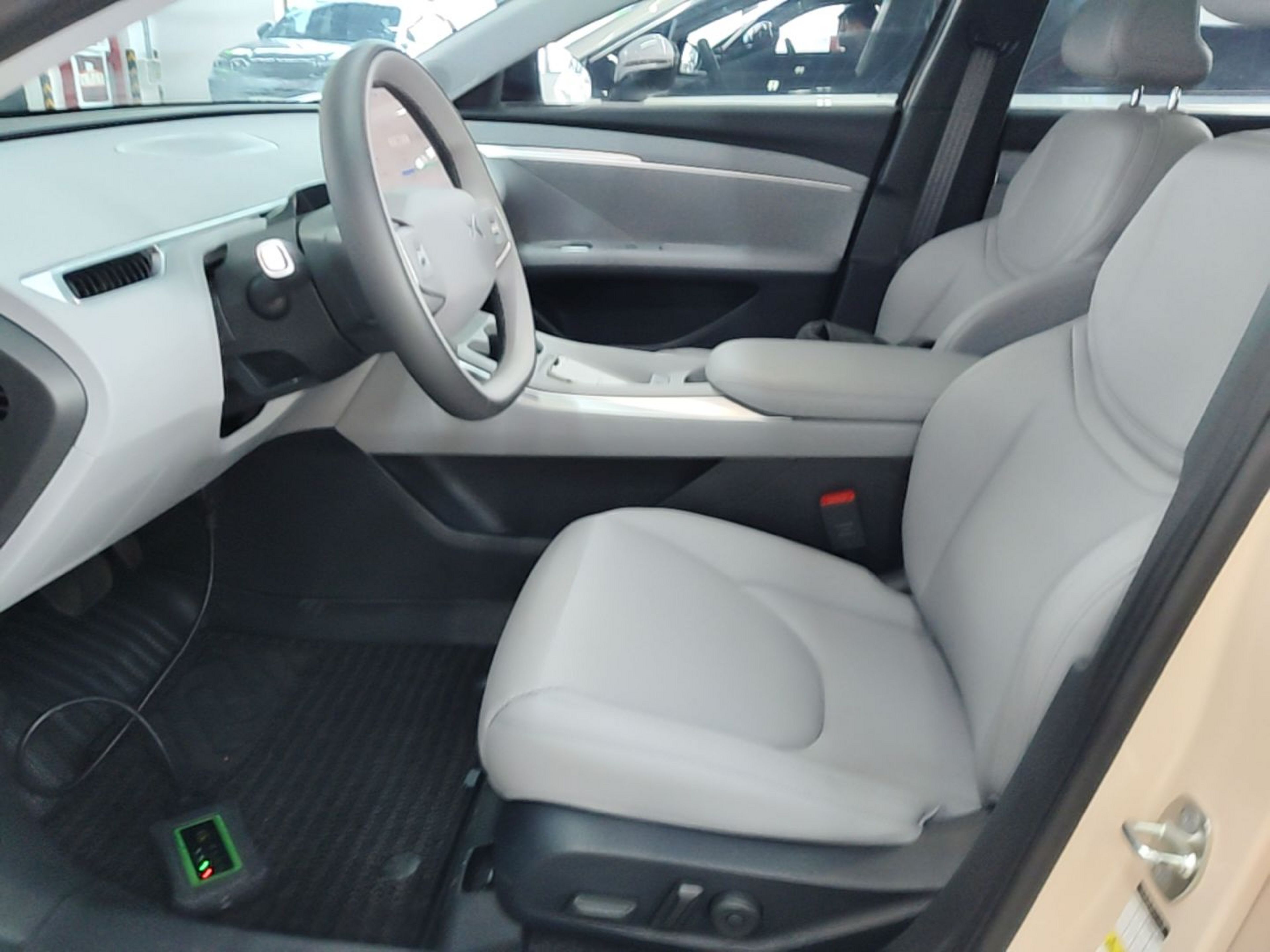Vordere Reihe im Auto