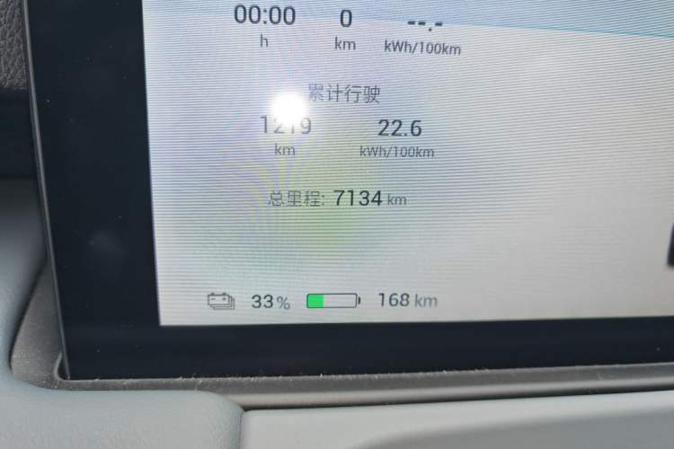 Used AION Y 2022 Plus 70 Tech Edition Odometer Close Up