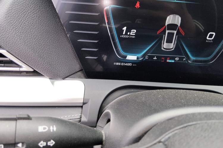 Used BYD Song Pro 2019 1.5T Automatic Luxury Model Odometer Close Up