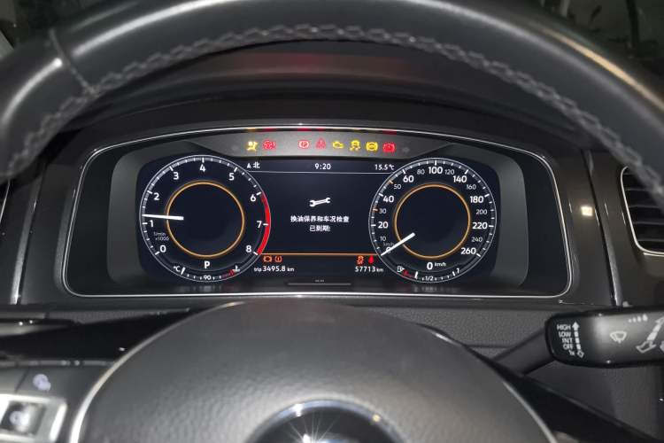 Used Volkswagen Golf 2019 280TSI DSG Luxury Version China VI Standard Instrument Cluster