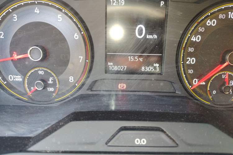 Used Volkswagen Lavida 2019 1.5L Automatic Fashion Edition China VI Odometer Close Up