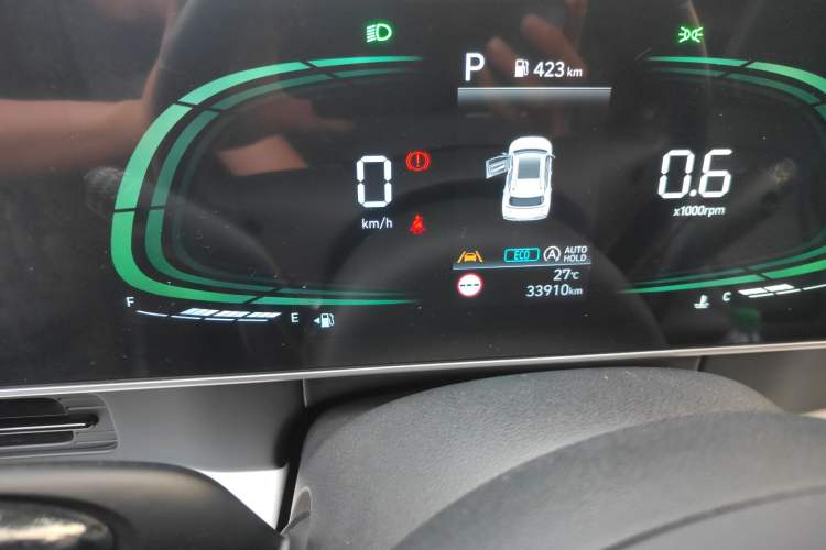 Used Hyundai ix35 2023 Musso 2.0L Deluxe Edition DLX Odometer Close Up