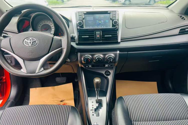 Used Toyota YARiS L Zhi Xuan 2015 1.5G Automatic Orange Limited Edition Audio And AC Panel