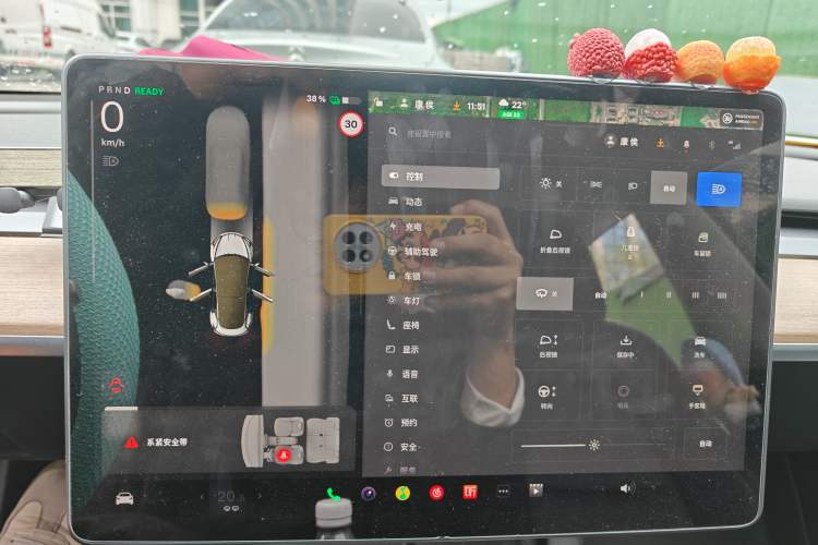 Used Tesla Model 3 2021 Revised Version II – Performance High-Performance All-Wheel-Drive Edition Instrument Cluster