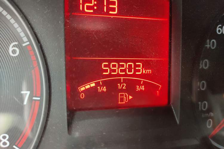 Used Volkswagen Santana 2018 1.5L Manual Fashion Edition Odometer Close Up