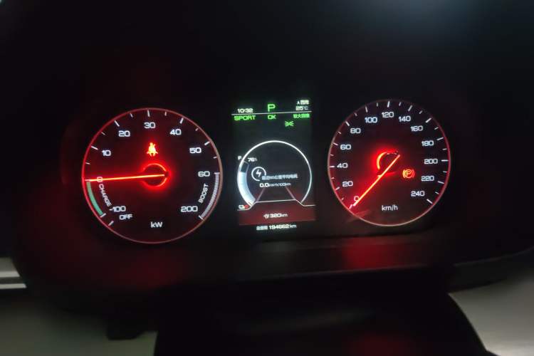 Used BYD Qin New Energy 2019 High-Range Deluxe Model Instrument Cluster