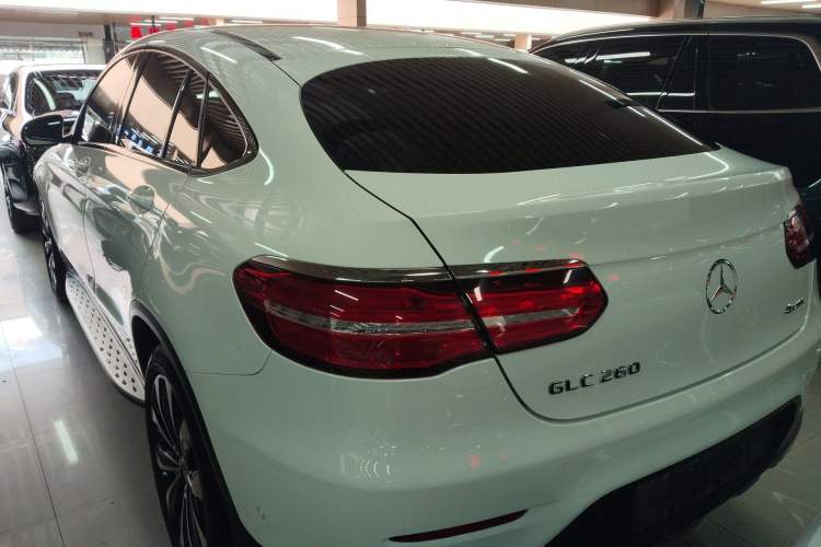 Used Mercedes-Benz GLC Coupe 2017 GLC 260 4MATIC Coupe SUV Rear Left 45 Deg