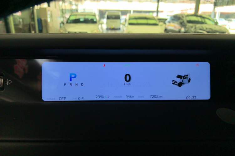 Used iCAR V23 2025 401 Two-Wheel Drive Intelligent Driving Version Instrument Cluster