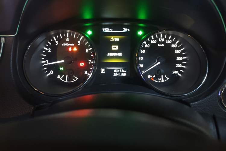 Used Nissan Qashqai 2017 2.0L CVT Luxury Edition China VI Standard Odometer Close Up