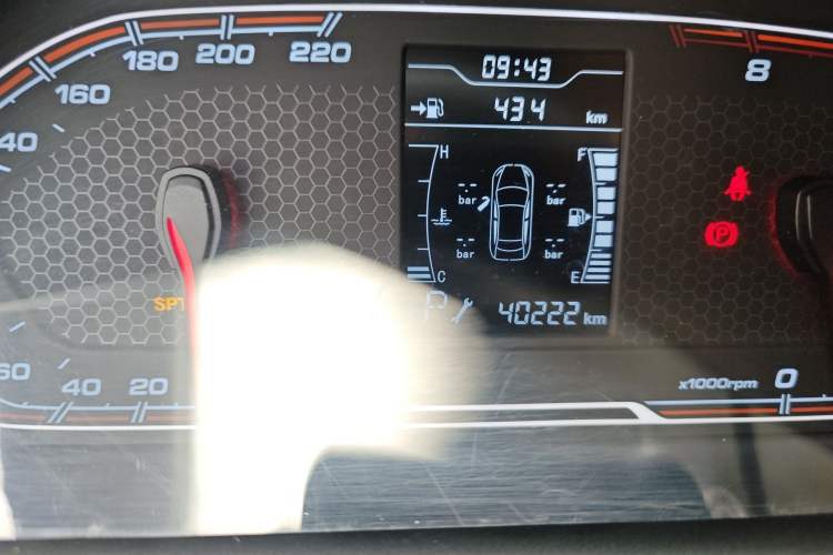 Used Chery Tiggo 3X 2018 1.5L Automatic Elite Edition Odometer Close Up