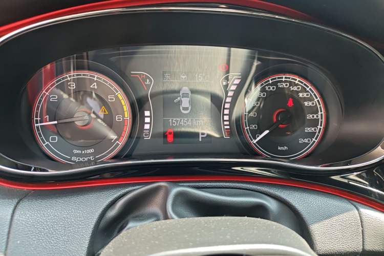 Used Fiat Ottimo 2015 1.4T Automatic Night Edition Odometer Close Up