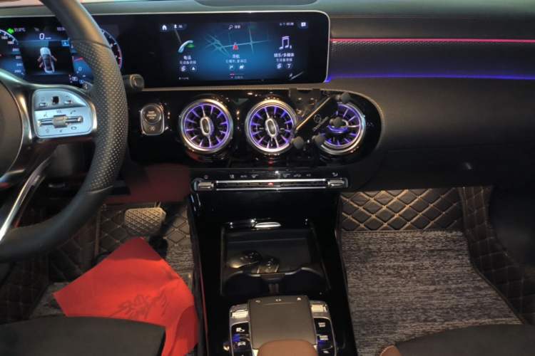 Used Mercedes-Benz A-Class 2019 Restyled A 200 L Sport Sedan Audio And AC Panel