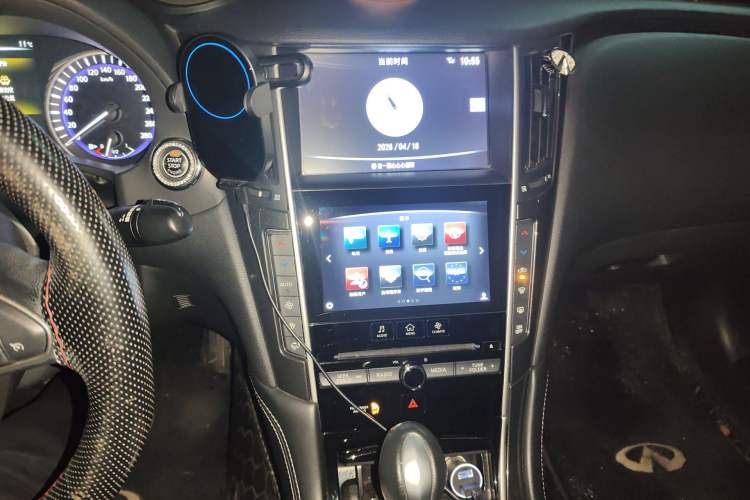 Used Infiniti Q50L 2015 2.0T Comfort Edition Audio And AC Panel