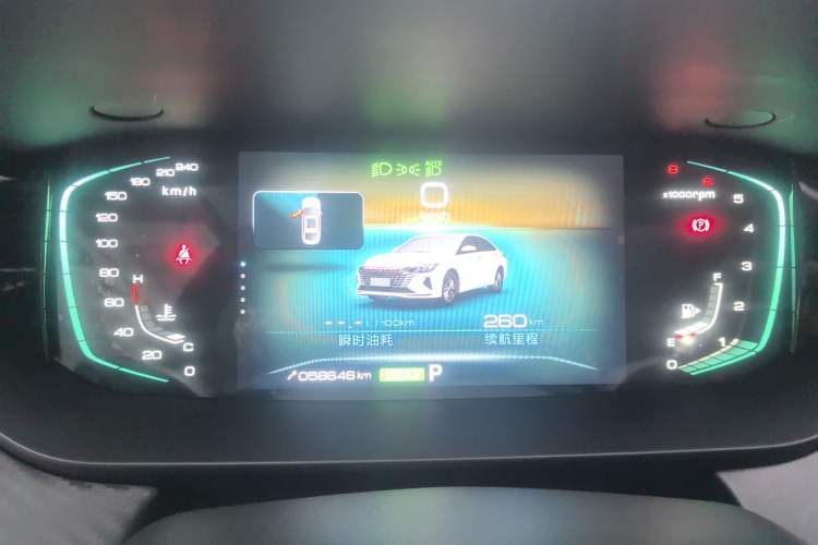 Used Dongfeng Aeolus Yixuan MAX 2021 1.5T Ultra-Stylish Trendsetter Edition Instrument Cluster