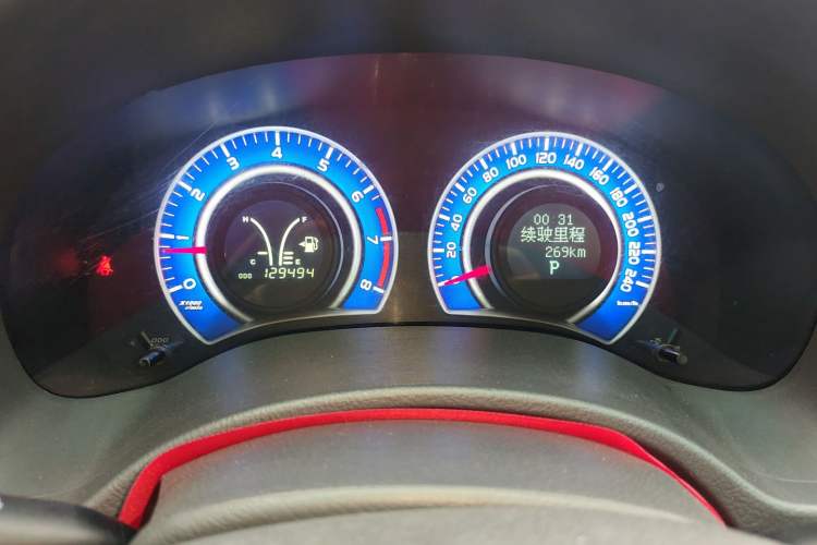 Used BYD L3 2013 1.5L Automatic Comfort Edition Odometer Close Up