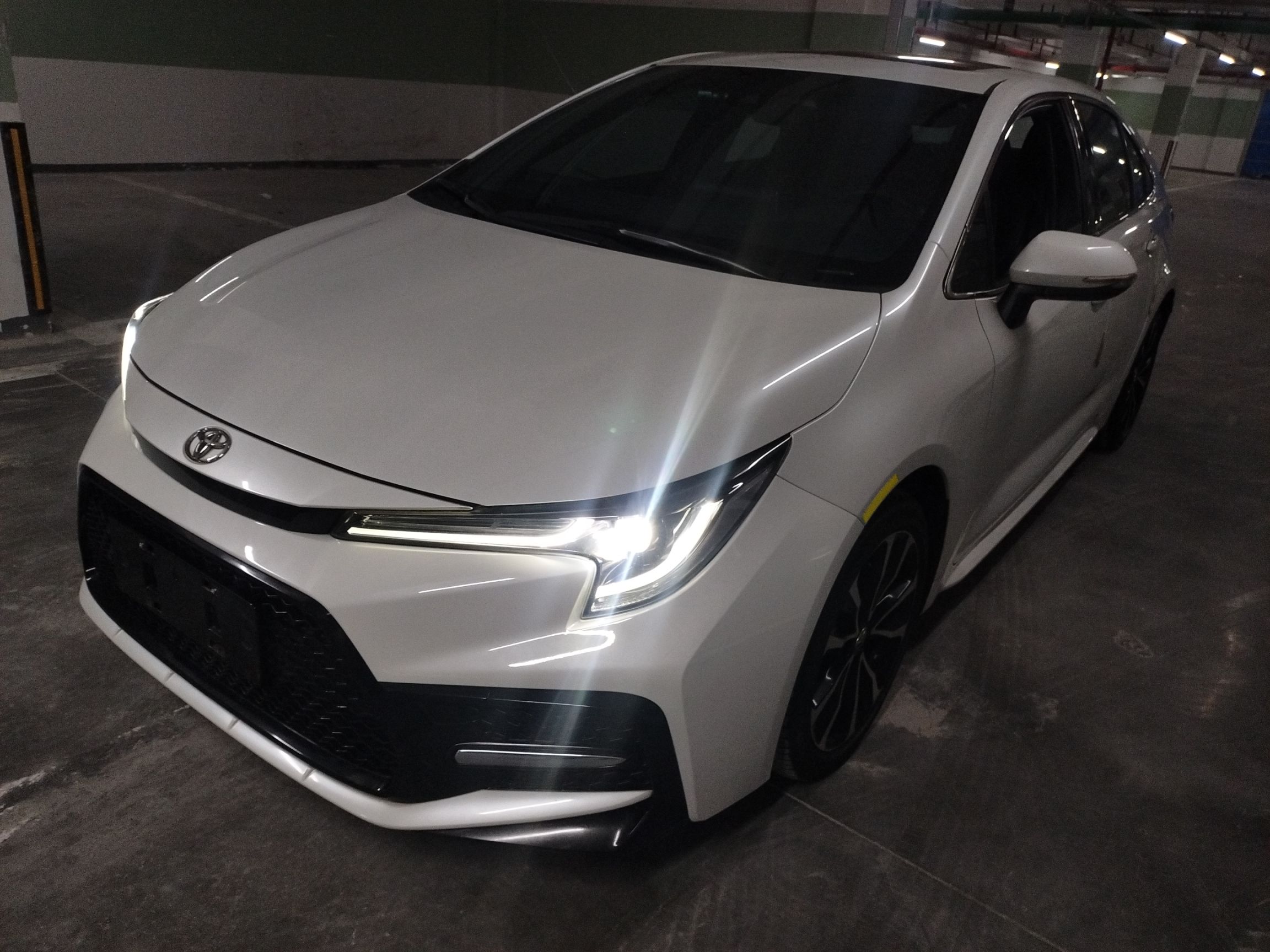 تحت مقدمة السيارة