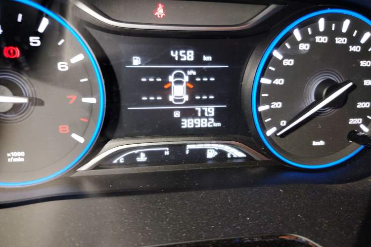 Used GAC Trumpchi GS4 2018 235T Manual Two-Wheel Drive Luxury Edition Odometer Close Up