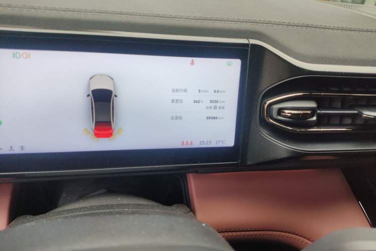 Used Nio EC6 2020 430 km Sport Version Odometer Close Up