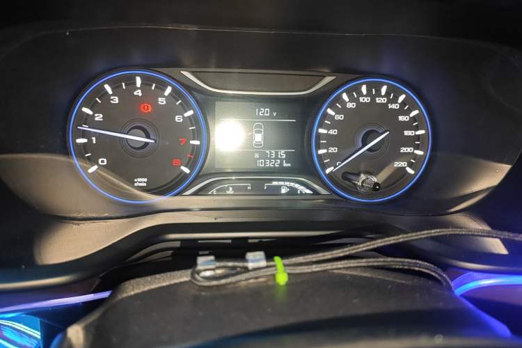 Used GAC Trumpchi GS3 2019 150N Manual Comfort Edition Odometer Close Up