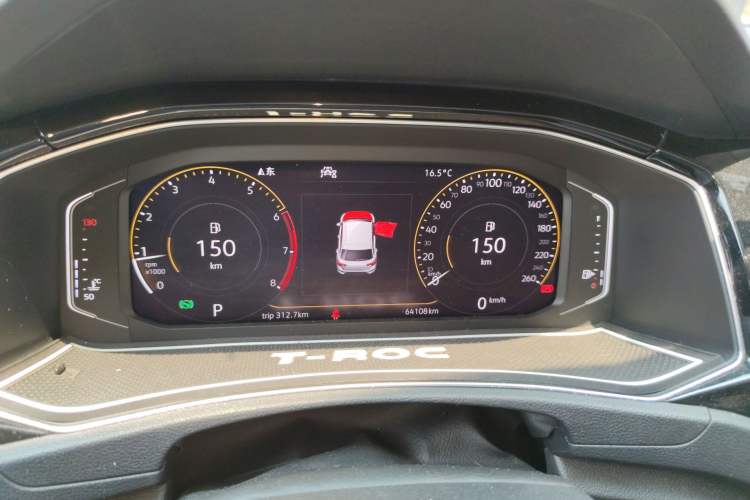 Used Volkswagen T-ROC 2020 280TSI DSG Two-Wheel Drive Comfort Version Instrument Cluster