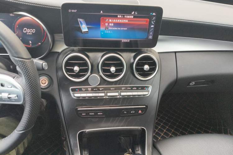 Used Mercedes-Benz C-Class 2021 C 200 L Fashion Edition Sport Version Audio And AC Panel