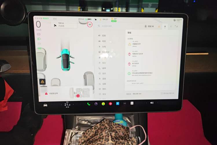 Used Tesla Model 3 2022 Rear-Wheel-Drive Version Audio And AC Panel