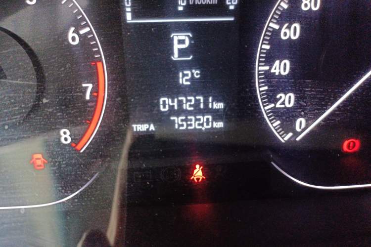 Used Honda Accord 2018 260TURBO Elite Edition China VI Odometer Close Up