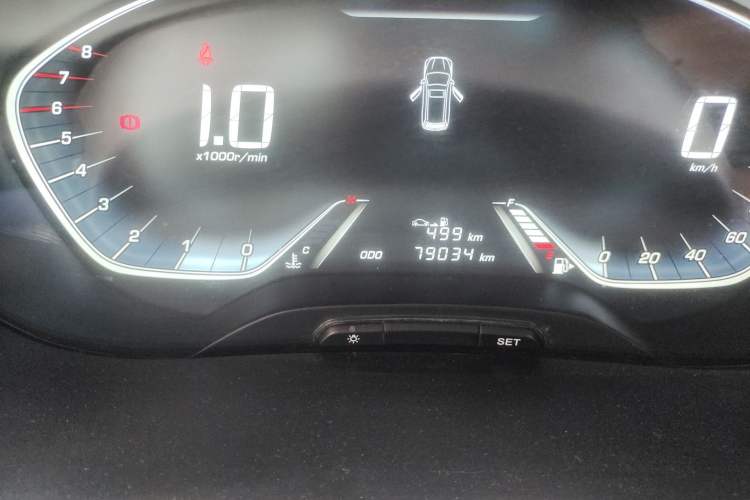 Used Baojun 360 2019 1.5L Manual Elite Version China VI Odometer Close Up